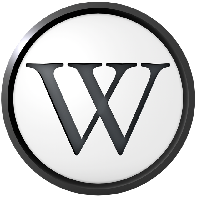 Https www wikipedia. Значок w. Иконка Wiki. Вик логотип. Значок Википедии без фона.