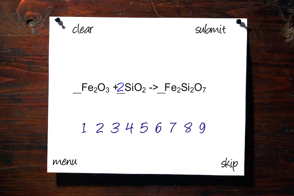 Balancing Equations screenshot 4