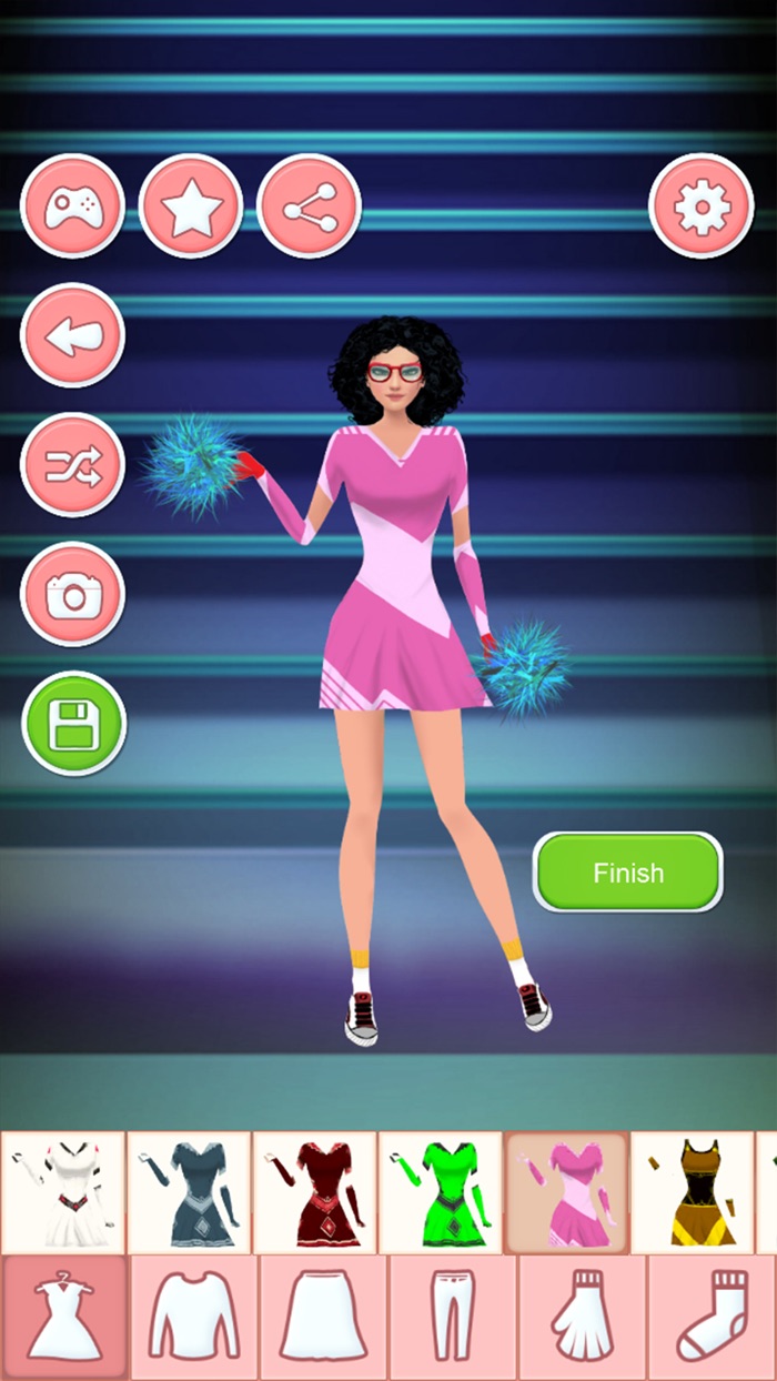 Cheerleader Dress Up - Fashion Makeover Games