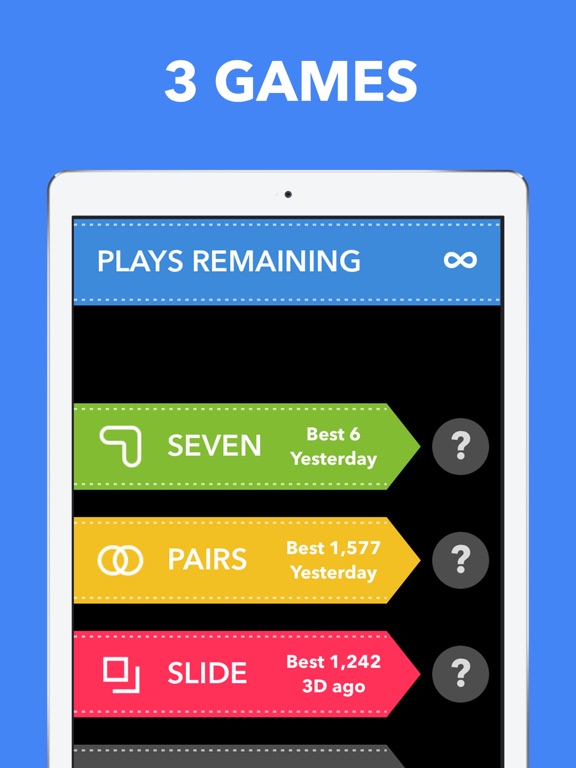 Screenshot #1 for Puzzlist - Brain Training, Brain Games, Puzzles