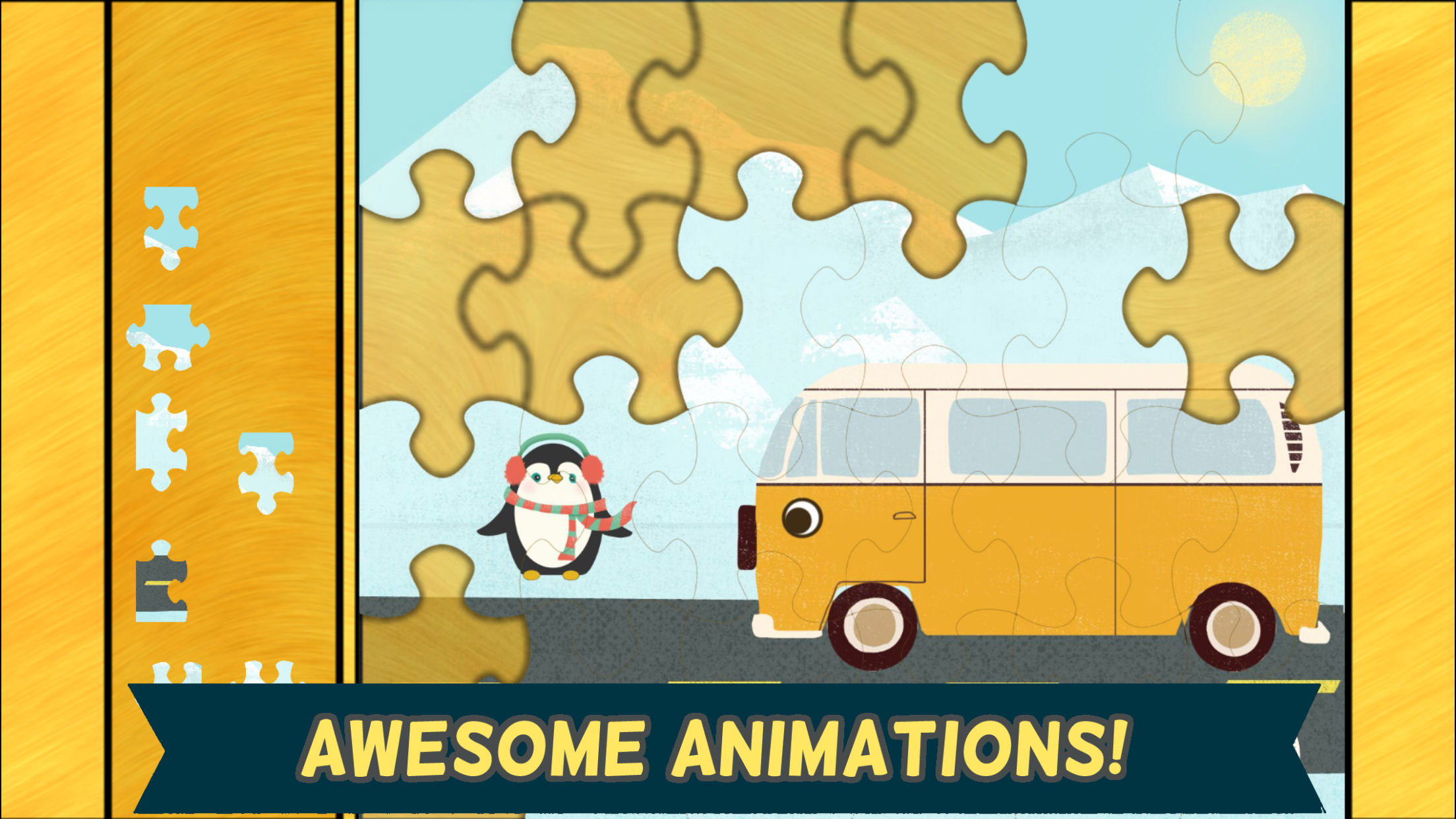 Car Games for Kids: Fun Cartoon Jigsaw Puzzles HD