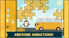 Car Games for Kids: Fun Cartoon Jigsaw Puzzles HD screenshot