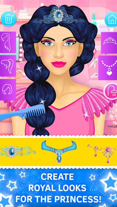 Princess Makeup and Hair Salon. Games for girlsのおすすめ画像3