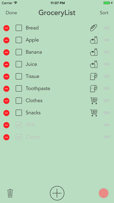 Grocery List Lite - A Simple Grocery List screenshot 3