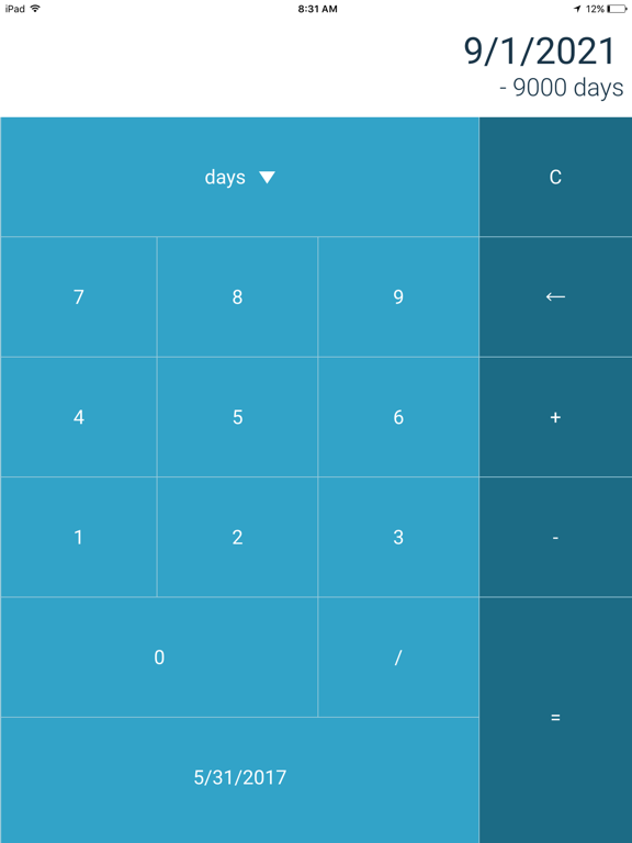 Screenshot #4 pour Date Calculator PW