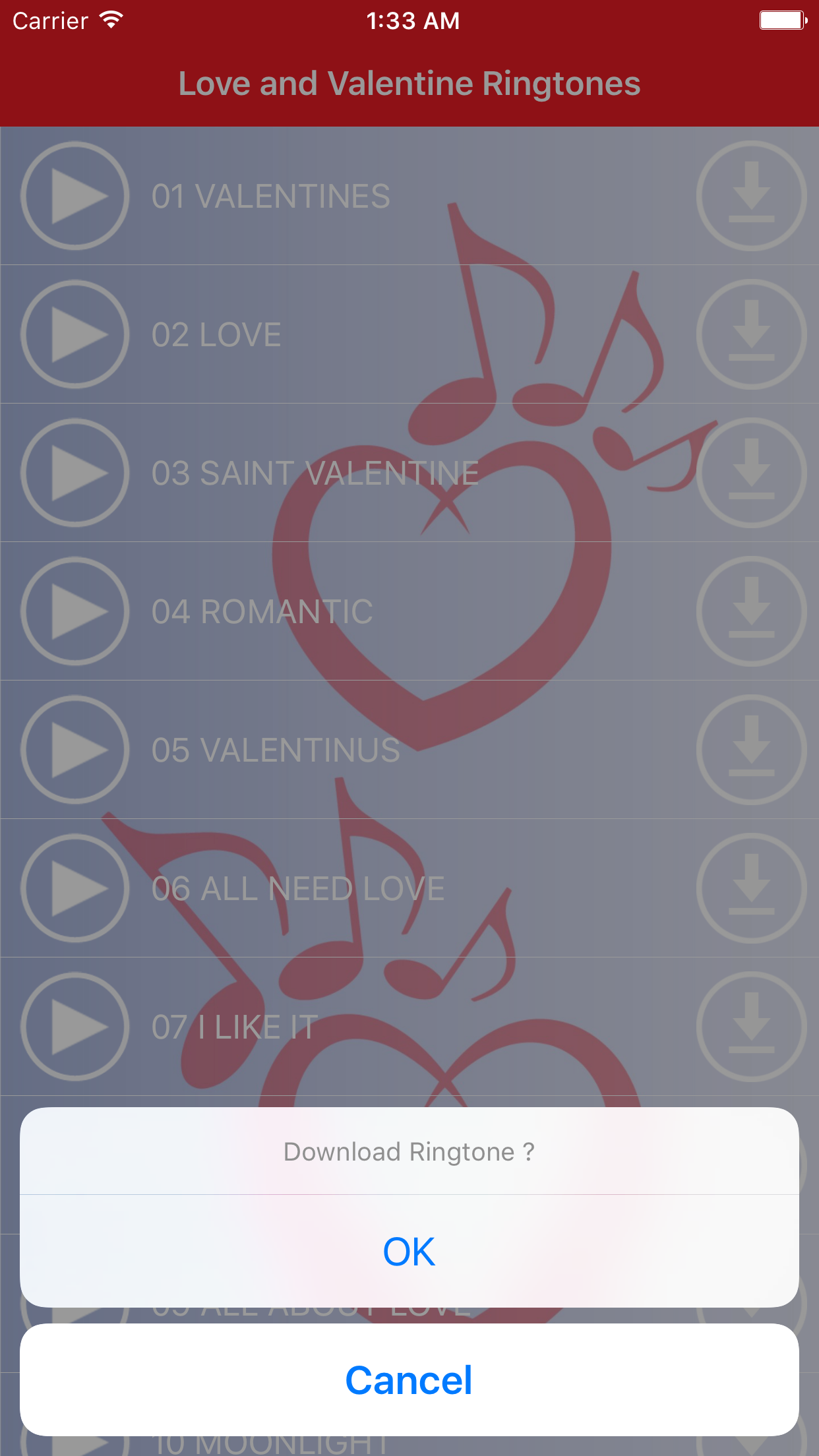 Love & Valentine Ringtones - Best Romantic Sounds