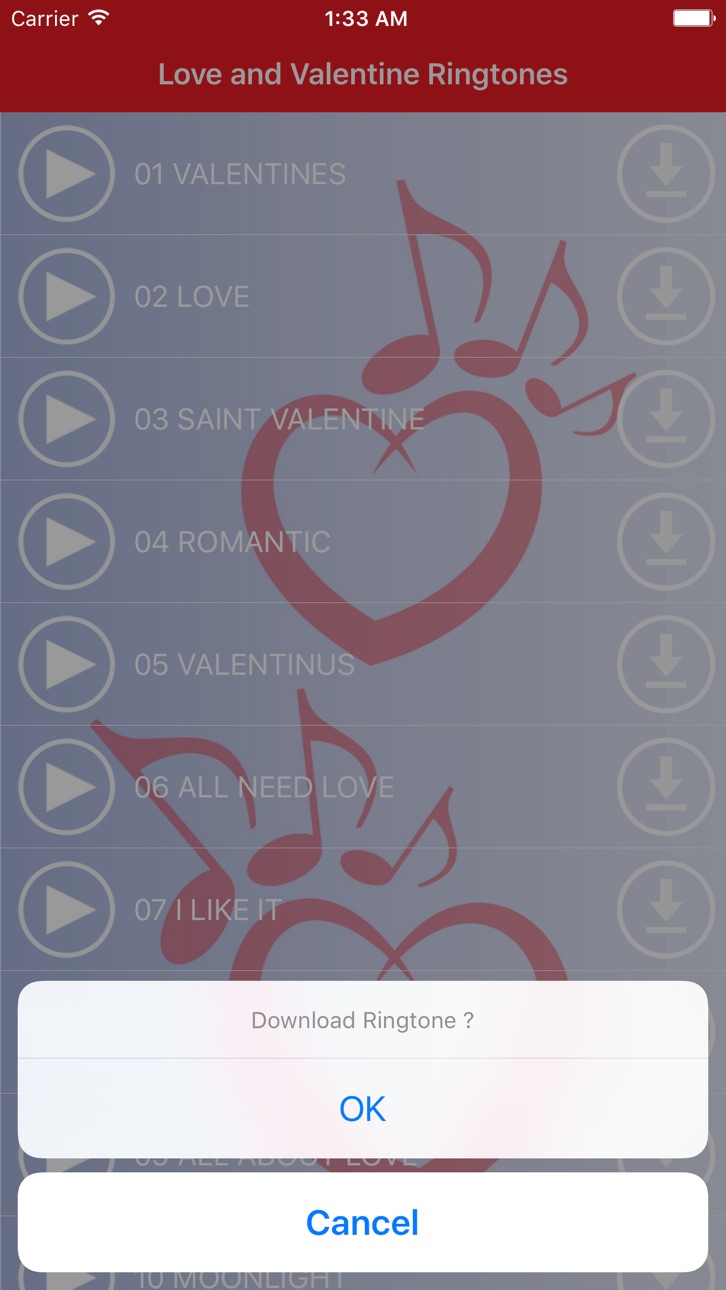iPhone screenshot