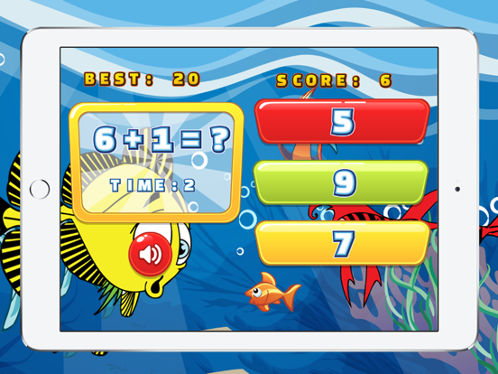 Screenshot #5 pour Sea  Animals Numbers - Fish Math Learning