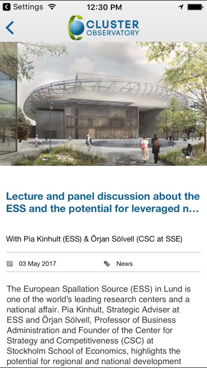 European Cluster Observatory