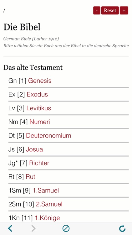 German Holy Bible Audio and Text - Luther Version
