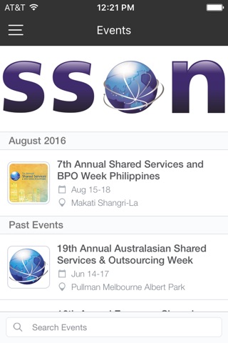 SSON Events screenshot 2