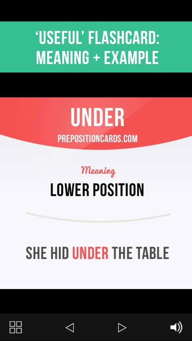 Screenshot #3 pour English Prepositions Cards