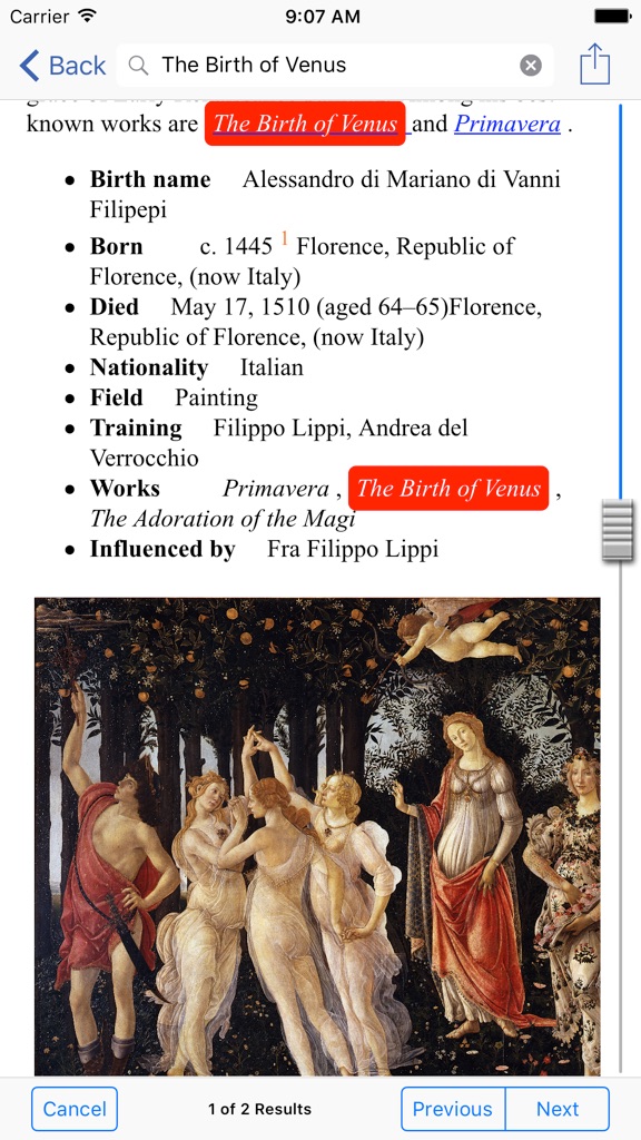 【图】WordPerfect Viewer for iPhone(截图2)