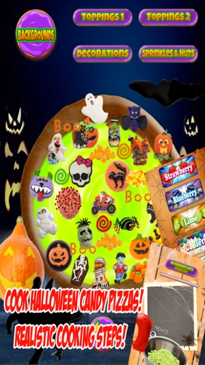 Halloween Candy Pizza Maker - Dessert Food Cooking(圖3)-速報App