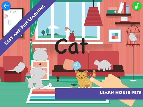 Match & Learn Animals Kids App iPad screenshot 4 - Education app