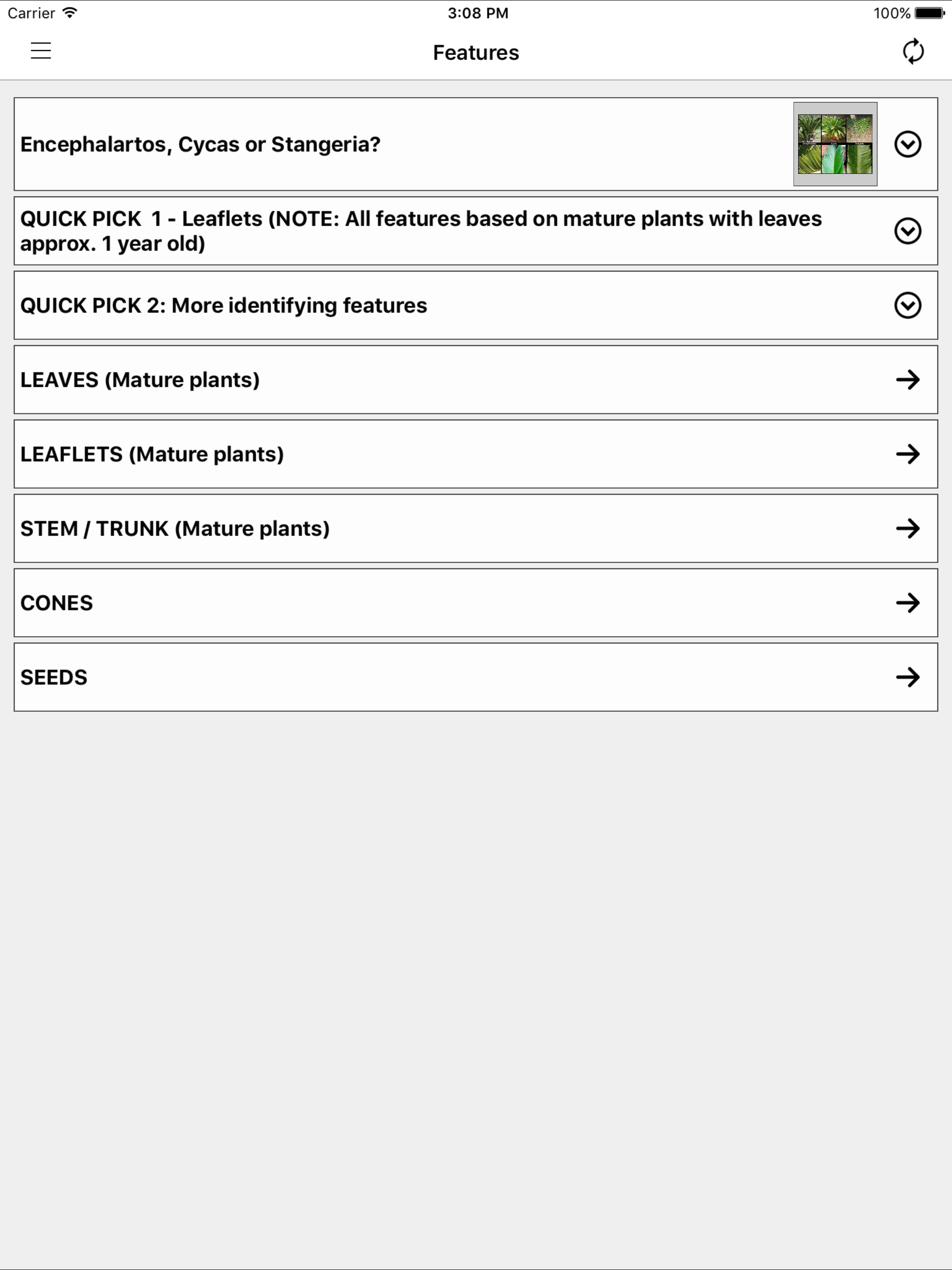IDentifyIt Cycads screenshot 6