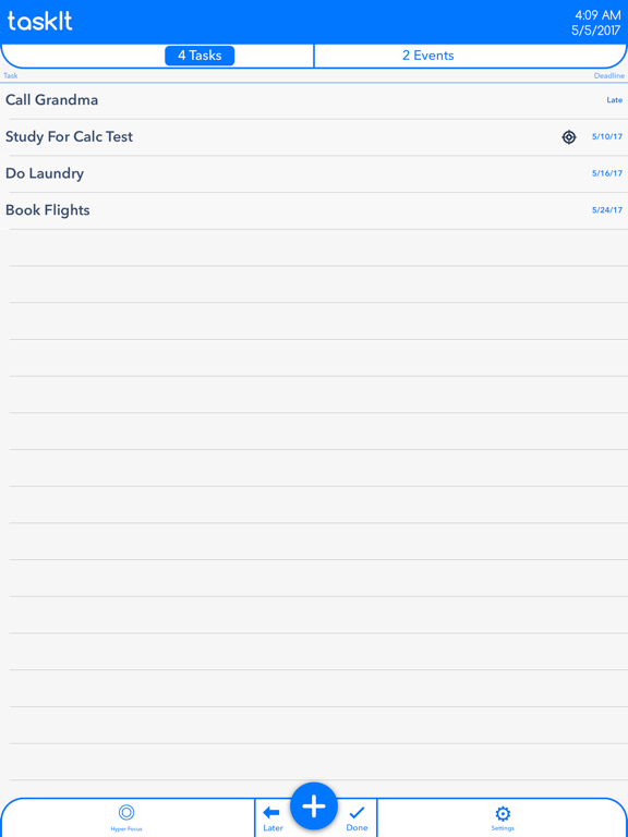 Screenshot #4 pour taskIt - The best way to get it done.
