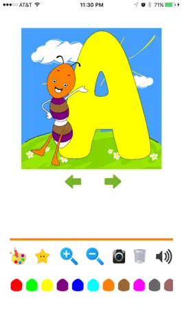 Game screenshot Alphabet Coloring -  ABC Flash Cards to color hack