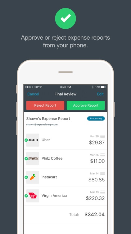 Expensify - Expense Reports & Receipt Tracking screenshot-3