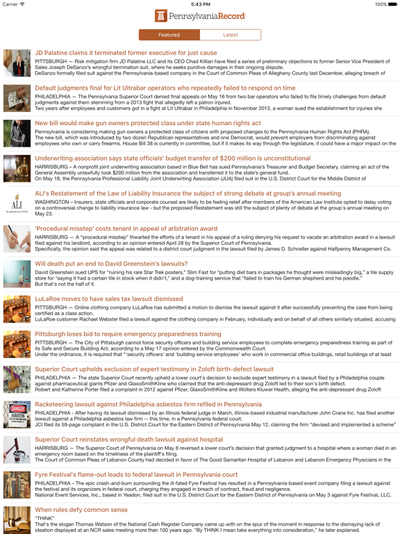 Screenshot #4 pour Pennsylvania Record