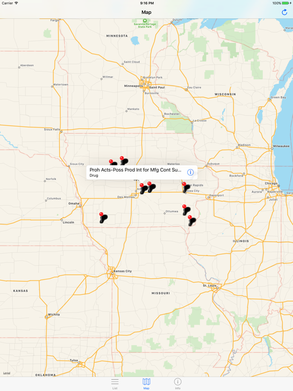 Screenshot #4 pour Iowa Offenders - Offenders Released From Prison