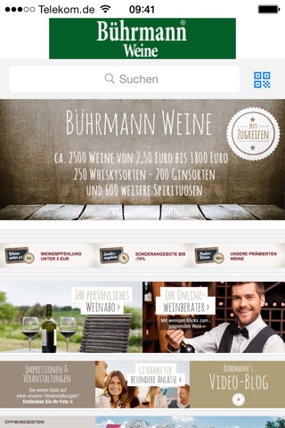 Bührmann Weine Shop screenshot 2