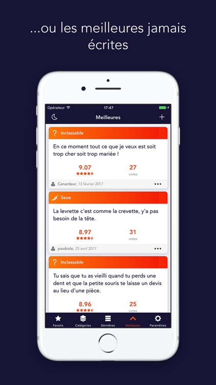 Expressions à la con