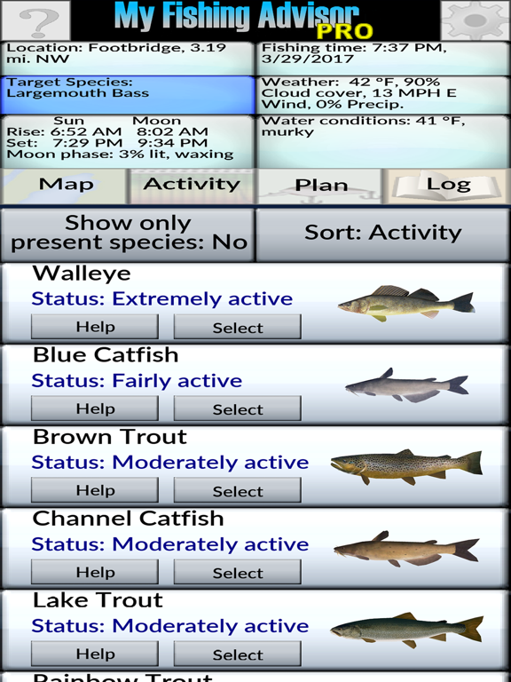 Screenshot #6 pour My Fishing Advisor