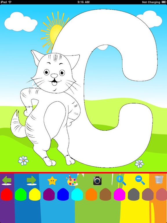 Screenshot #4 pour Alphabet Coloring -  ABC Flash Cards to color