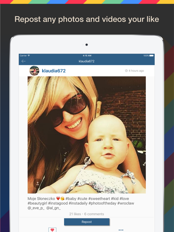 Screenshot #4 pour Repost Getter for Instagram