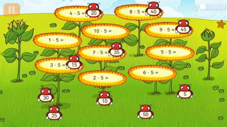 Zahlenzorro Einmaleins trainieren