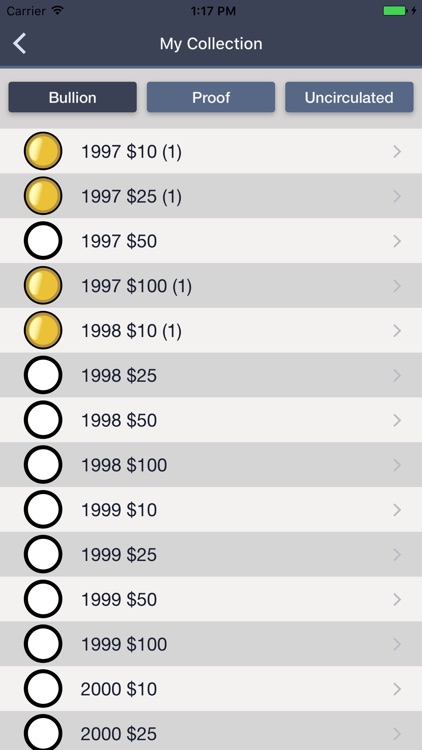 Platinum Eagles - Coin Guide & Collection Tracker screenshot-3