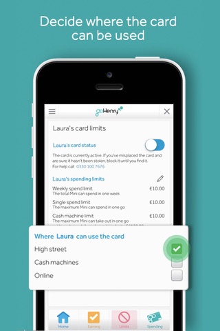 GoHenry Youth Debit Card & App screenshot 2