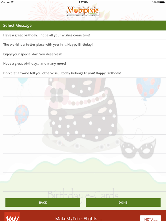 Screenshot #6 pour Birthday eCard & Greeting