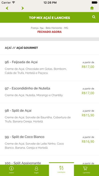 Top Mix Açaí e Lanches