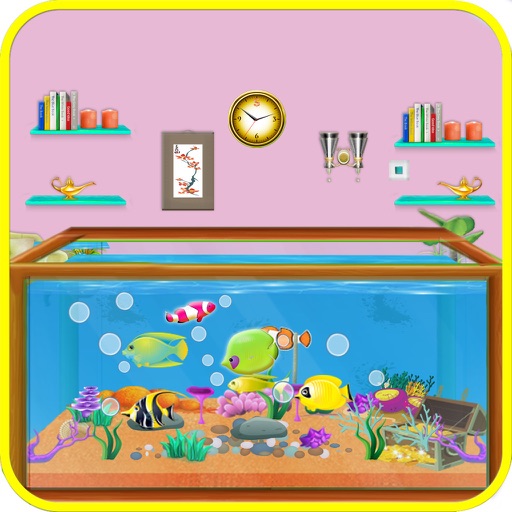 Fish Aquarium - Sea Animal Tank Care Icon