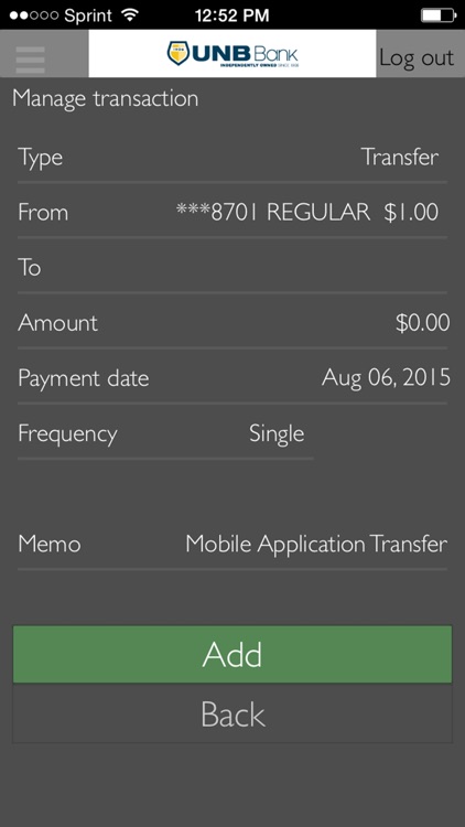 UNB Bank Mobile Banking