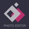 Photo editing app with so many designing tools like Color fill, drawing, eraser, unique shapes, photo background effects, blending, masking, image blur, photo filters, typography, stroke, shadow, flip, set opacity and many more