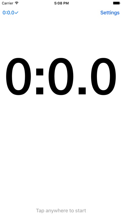 Herotime Zero: Timer Stopwatch Simply Big screenshot-3