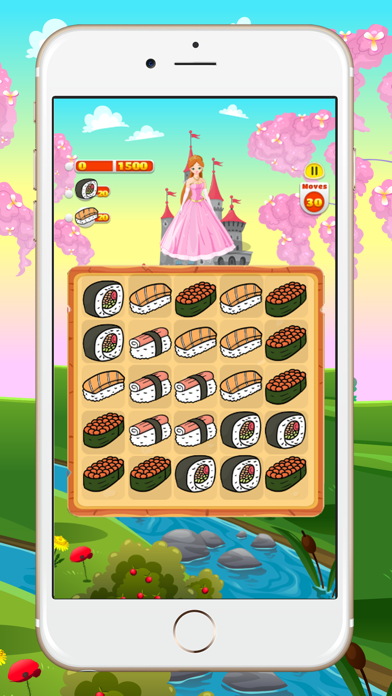 How to cancel & delete Princess Sushi - Girls Feed Foods Match from iphone & ipad 2