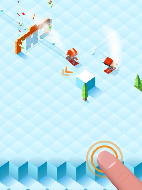 Blocky Snowboarding для iPad