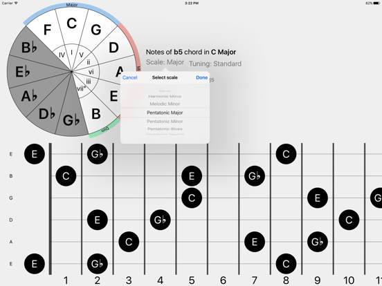 Screenshot #5 pour FretBud - Chord & Scales for Guitar, Bass and More