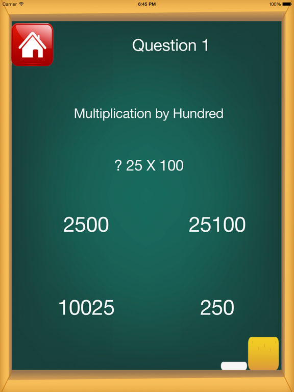 Third-grade math iPad screenshot