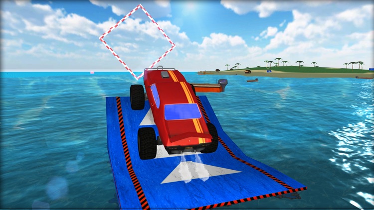 Water Surfer Monster Truck – Extreme Stunt Racing screenshot-3