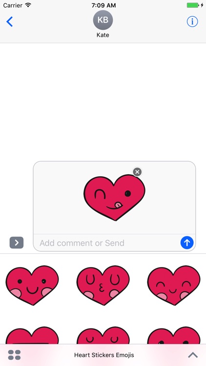 Heart Stickers Emojis