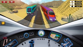 Euro Bullet Train Driving 2017 screenshot