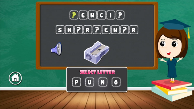 Missing Letter, Find The Word And Spelling screenshot-2