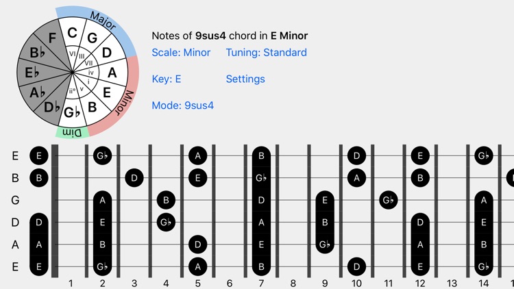FretBud - Chord & Scales for Guitar, Bass and More screenshot-3