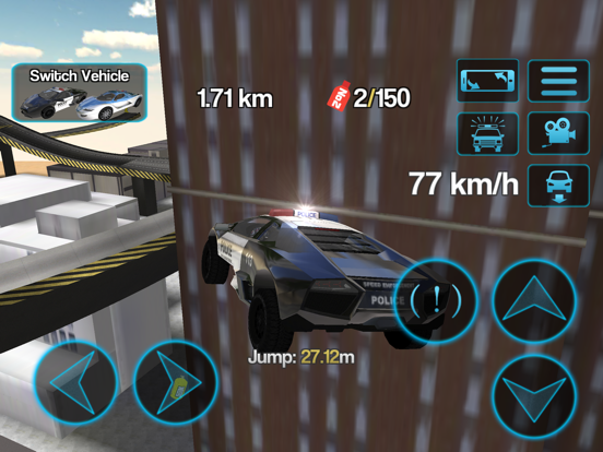 Police Car Driving Simulator iPad screenshot 5 - Games app