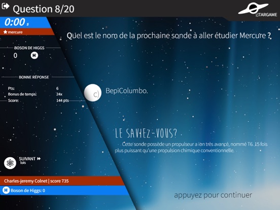 Screenshot #6 pour Stargame quiz